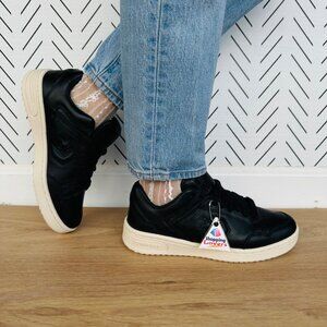 ❤️CONVERSE WEAPON MONO OX Sz 7 Women Shoes LEATHER Black Casual Sneakers A12485C